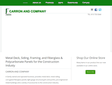 Tablet Screenshot of carronandco.com